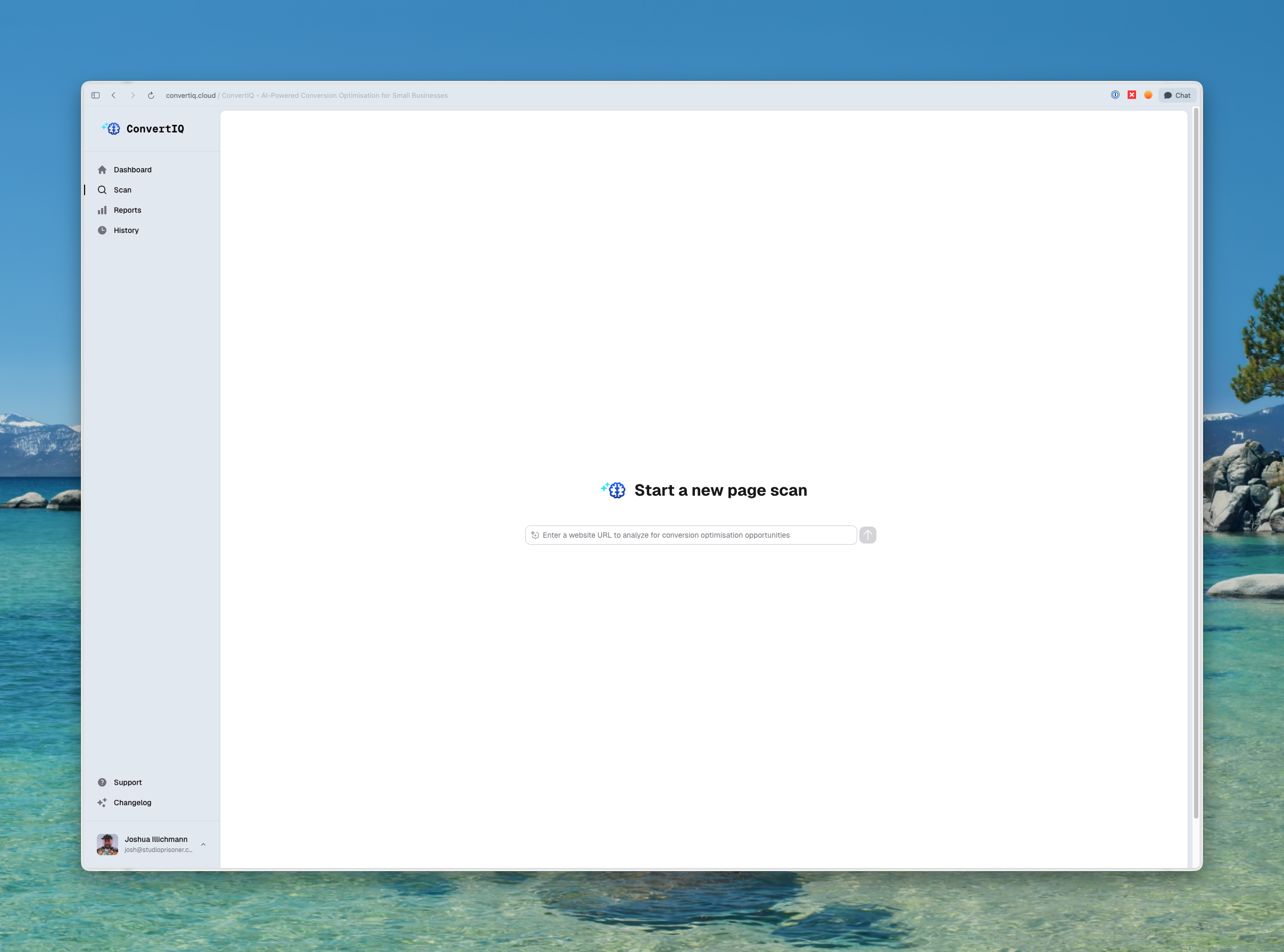 ConvertIQ new scan setup
