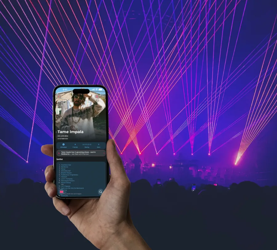 Gigz - iOS app for jounaling live music